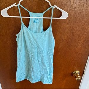Blue Racerback Tank Top
